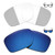 Mryok+ 2 Pair Replacement Lenses for Oakley Holbrook Sunglass - Eclipse Grey Photochromic/Pacific Blue
