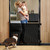 Retractable Baby Gate, Mesh Baby Gate or Mesh Dog Gate, 33" Tall, Extends up to 55" Wide, Child Safety Gate for Doorways, Stairs, Hallways, Indoor/Outdoor (33"x55",Black)