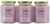 3 Pack - Lilac Scented Blended Soy Candle by Just Makes Scents