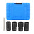 5Pcs Drive Nut and Bolt Extractor Set, Lug Nut Remover Extractor Tool, Twist Socket Set Locking Wheel Nut Bolt Stud Extractor Removers 17mm 19mm 21mm 22mm Socket, 1/2-inch Drive Lug Nut Remover D
