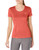 Salomon Women's Standard Agile Short Sleeve TEE W, Cayenne/Heather, S
