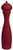 Fletchers' Mill Marsala Collection Salt Mill, Cinnabar - 12 Inch