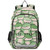 Glaphy Cute Crocodile Cartoon Backpack Lightweight Laptop Backpack School Bag Student Travel Daypack with Reflective Stripes