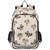 Glaphy Cute Beavers and Trees Backpack School Bag Lightweight Laptop Backpack Student Travel Daypack with Reflective Stripes