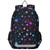 Glaphy Galaxy Stars Purple Backpack School Bag Lightweight Laptop Backpack Students Travel Daypack with Reflective Stripes