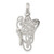 925 Sterling Silver Solid Polished Butterfly Angel Wings Charm Pendant Necklace Measures 29x15mm Wide Jewelry Gifts for Women