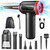 Budeonu Compressed air Duster - Electric Air Duster & Vacuum 2 in 1, Handheld Cordless Reusable Air Blower Duster for Car Computer Keyboard Cleaning, Good Replace Compressed Air Cans