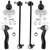WEDOAUTO 6Pcs Front Lower Ball Joints + Outer Tie Rods End + Stabilizer Sway Bar End Links Fit For Toyota Celica 2000 2001 2002 2003 2004 2005 Hatchback 1.8L l4 Replace# ES3566 ES3567 K90309 K80878