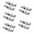 Zerodeko 10 Sets Closet Rod Bracket Curtains rods Connector Fitting for Closet Rod Combined Pipe end Shelf Stand Window Curtain Rod jackbox repisas Socket Stainless Steel Rod Accessories