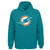 Outerstuff NFL Youth Boy's (8-20) Primary Logo Team Color Fleece Hoodie, Miami Dolphins Aqua, Large(14-16)