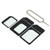 SIM Card Adapter, Nano Sim Adapter/Micro Sim Adapter/Needle/Storage Sheet Sim Card Holder