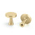 homdiy 25 Pack Brushed Brass Cabinet Knobs Dresser Knobs, Gold Cabinet Knobs Drawer Knobs Round Kitchen Cabinet Knobs Small Gold Cabinet Hardware Door Knobs