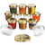 Bormioli Rocco Quattro Stagioni set of 12 Clear Airtight Mason Jars, 6.75 Oz. Made from Durable Glass, Made In Italy.