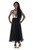 Speechless Girls' Sleeveless Sequin and Mesh Maxi Party Dress, Black/Silver, 14