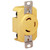Marinco 305CRR 30A Receptacle - Yellow - 125V