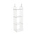 BESPORTBLE Laundry Room Organization Craft Locker Shelf Storage Organizer Closet Organizer Random Stuff Cube Organizer Closet Shelves Storage Shelves Closet Storage White Coat Hanger Hanging