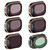 REYGEAK ND CPL Filters Set for DJI Mini 4 Pro, 6 Pack CPL ND8 ND16 ND32 ND64 ND128 Polarizer and Neutral Density Filters Drone Lens Accessories, Multi-Coated HD Optical Glass, Aluminum Frame