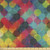 Ambesonne Geometric Circle Fabric by The Yard, Psychedelic Digital Futuristic Spherical Funky Grunge Display, Decorative Fabric for Upholstery and Home Accents, 5 Yards, Magenta Teal