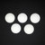 5pcs Silicone Wall Protectors Self Adhesive Door Handle Bumper Guard Stopper Rubber Stop