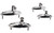 SHENGHUISS Quick Release Bimini Top Swivel Hinge Deck Side Mount Marine Hardware 316 Stainless Steel with Screws 3-1/5 inch 4 Pack