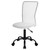Home Office Chair Mid Back Mesh Desk Chair Armless Computer Chair Ergonomic Task Rolling Swivel Chair Back Support Adjustable Modern Chair with Lumbar Support (White)
