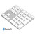 Cateck Bluetooth Numeric Keypad, Aluminum Wireless bluetooth 34-key number pad with Multiple Shortcuts for Computer Laptop Windows Surface Pro Apple iMac Macbook iPad Android Tablet Smartphone- Silver