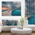 Designart PT9333 20 12 Pier in Ocean in Cloudy Day Seashore Photo Canvas Print, 20" x 12", Blue