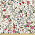 Lunarable Floral Fabric by The Yard, Colorful Oriental Pattern with Hummingbirds and Swirling Branches Rose Old Boho Form, Decorative Fabric for Upholstery and Home Accents, 3 Yards, Pink Green