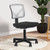 Office Chair Armless Mesh Desk Chair Ergonomic Office Desk Chair Swivel Rolling Computer Chair Executive Adjustable Task Chair Mid Back Home Office Chair w/Lumbar Support for Small Spaces, White