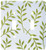3dRose lsp_164483_2 Olive Green & White Chic Leaves Double Toggle Switch