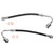 A-Partrix 2x Rear Brake Line Brake Hydraulic Hose Assembly Pair Driver and Passenger Side Fits Chevrolet Fits Chevy C3500 2001 2002 Fits Chevrolet Fits Chevy C3500HD 1991-2002