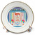 3dRose Image of 104th Birthday Tag, Cupcake, Candle, Balloons, Gift, Streamer - Plates (cp-360414-1)
