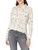 Foxcroft Women's Plus Size Davis Long Sleeve BRUSTROKES Blouse, Ivory Multi, 16W