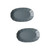 NOLITOY 2pcs Seasoning Plate Snack Tray Appetizer Dish Ceramic Fruit Container Appetizer Plate Meal Prep Containers Ceramic Serving Tray Cake Tray Ceramic Snack Plate Dessert Fish Plate