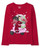 The Children's Place Long Sleeve Christmas Graphic T-Shirt, Girl Moped, Large