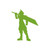 Cloud Buster Sword Sticker Vinyl Decal Notebook Car Window Laptop 6"x 7" (Lime)