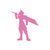 Cloud Buster Sword Sticker Vinyl Decal Notebook Car Window Laptop 6" x 7" (Soft Pink)