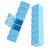 2Pack Weekly Pill Organizer,7 Days Pill Cases Travel Daily Pill Box Medicine Organizer Pill Box 7 Day Pill Organizer Weekly for Fish Oil, Calcium Tablets Supplements and Other Vitamin Pill (Blue+Blue)
