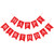 Waenerec Red Happy Birthday Banner Sign Happy Birthday Bunting Banner Garland for Kids Girl Woman Birthday Tea Party Decorations Bunting Flag Birthday Party Supplies
