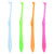 Ouligay 4 Pieces Tuft Toothbrush Tufted Brush End Tuft Tapered Trim Toothbrush Soft Gap Toothbrush for Orthodontic Braces Single Compact Interdental Interspace Brush for Detail Cleaning