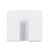 Punch-Free Mobile Phone Holder Wall Mount Stand Remote Control Organizer Storage Box Charging Bedside Container Rack (White)