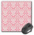 3dRose LLC 8 x 8 x 0.25 Inches Mouse Pad, Pink and Cream Chic Damask Retro (mp_152156_1)