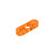 Gobricks GDS-689 Liftarm Thin 1 x 3 - Axle Holes Compatible with Lego 6632 All Major Brick Brands Toys Building Blocks Technical Parts Assembles DIY (182 Trans-Orange(120),40 PCS)