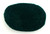 Melody Jane Dolls Houses House Miniature 1:12 Scale Accessory Plain Hunter Green Small Oval Rug