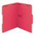 Smead WaterShed/CutLess Fastener File Folder, 2 Fasteners, Reinforced 1/3-Cut Tab, Letter Size, Red, 50 per Box (12742)