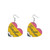 Fun Grade Teacher Earrings, Back to School Gift Earrings - Acrylic Teacher Earrings for Women First Day of School Earrings for Students To Teacher Earrings Gifts for Women (Heart)