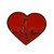 Red Heart Brooch for Women Girls Men Fashion Cute Enamel Heartbeat Badge Lapel Pin Dress Suit Scarft Accessories Christmas Wedding Valentine's Jewelry Gifts for Her