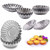 UpTuoLi Egg Tart Molds,Mini Tart Pans,10Pcs Stainless Steel Egg Tart Mold Cupcake Pie Cookie Pudding Mould Baking Cups,Bakeware Cake Cookie Mold Non-Stick Puto Cup