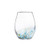 Fitz and Floyd 229568-4ST Callie Stemless Goblets, Blue
