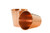 Sertodo Copper CC-12-2 Moscow Mule Mug without Handle, Hand Hammered 100% Pure Copper Apa Cup, 12 oz, Set of 2